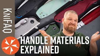 KnifeCenter FAQ 147 Best Knife Handle Material [upl. by Piderit]