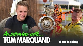 An Interview w Tom Marquand Group 1 glory Champions Day excitement and more [upl. by Sinylg445]