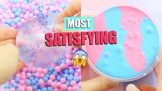 TOP 10 MOST SATISFYING SLIMES  PEACHYBBIES EDITION🍑 [upl. by Auginahs]