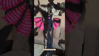 Macrame Holloween bat 🦇  macrame animals shorts viral [upl. by Yracaz]