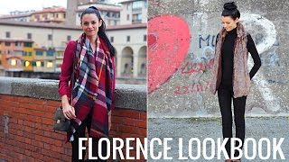 What to Wear in Florence  FallWinter Holiday Lookbook [upl. by Mail90]