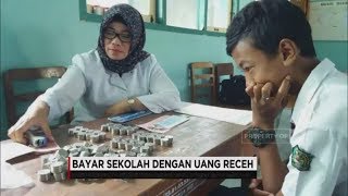 Inspiring Pakai Uang Receh Siswa Ini Bayar Seragam Sekolah [upl. by Saiff]