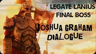 Fallout New Vegas Legate Lanius  Joshua Graham Dialogue Ending [upl. by Arodnahs]