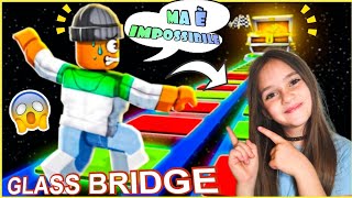 Questo PONTE DI VETRO è impossibile Giochiamo insieme a Impossible Glass Bridge su ROBLOX Gameplay [upl. by Pryor]