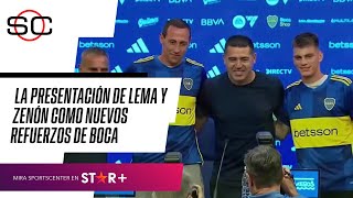 quotES EL PASO MÁS IMPORTANTE DE MI CARRERAquot La presentación de Lema y Zenón como refuerzos de Boca [upl. by Marlette]