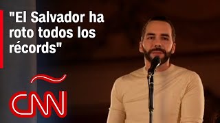 Discurso completo de Bukele para proclamarse ganador de las elecciones presidenciales en El Salvador [upl. by Nina668]