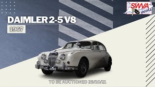 Lot 66  Daimler 25 V8 1967  SWVA October Classic Sale [upl. by Sucitivel]