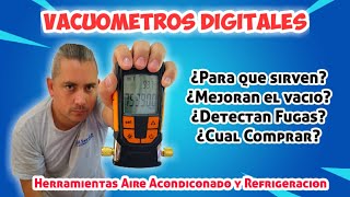 Vacuometros Digitales  Características  Aire Acondicionado y Refrigeración ❄❄❄ [upl. by Attenahs]