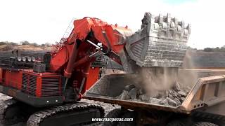 Hitachi EX80006 Excavator  Moçambique [upl. by Eulalee]