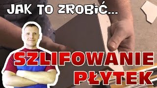 Jak ciąć płytki do kąta w narożniku  Szlifowanie fazowanie płytek [upl. by Loggins]