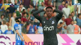 Brighton vsMy reactions and comments gameplay EA Sports FC 24 [upl. by Oruntha388]