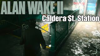 Alan Wake 2  Use light to get inside Caldera St Station [upl. by Enirok]