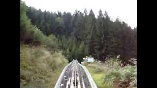 31082013 Luge dété à Gutach en Forêt Noire  Sommerrodelbahn in Gutach im Schwarzwald [upl. by Giff]