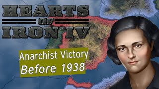 HOI4 Guide Anarchist Spain Victory before 1938 [upl. by Aderfla529]