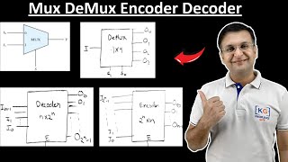 7  All About Multiplexer  DeMultiplexer  Decoder  Encoder  Priority Encoder [upl. by Mckinney]