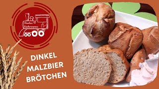 DINKEL  MALZBIER  BRÖTCHEN 😍 mit Übernachtgare  Thermomix® TM6TM5 TM31 [upl. by Thilde]