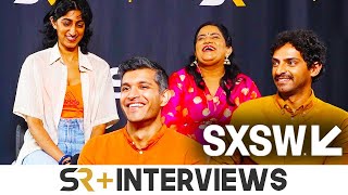 A Nice Indian Boy Team Talks RealLife RomComs Jonathan Groff And Deadpool amp Wolverine SXSW [upl. by Ellekcim]