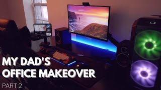 MY DADS OFFICE MAKEOVER DXRacer Craft Pitaka MagEZ Vont LED Strip  Part 2 [upl. by Einneg]