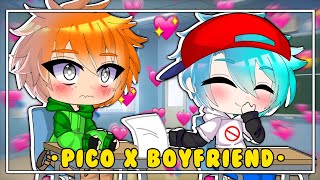 💚Pico x Boyfriend💙 𝙂𝘼𝘾𝙃𝘼 𝘾𝙇𝙐𝘽 𝙈𝙀𝙈𝙀 •FNF• Ft Picos school [upl. by Ahsenev]