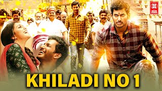 KHILADI NO 1 Hindi Full Movie  Vishal Movies In Hindi  South Indian Full Action Movie Hindi Dubbed [upl. by Nnagem]