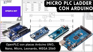 ⚡ OpenPLC Cap07 micro PLC ladder con Arduino UNO Nano Leonardo MEGA Arranque Estrella Triangulo [upl. by Rats]