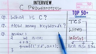 C Programming INTERVIEW Questions for College Placement  Learn Coding  CProgramming [upl. by Eeliab]