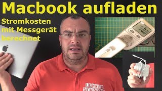 Macbook laden  Wie hoch sind die Stromkosten für einen Ladevorgang  Lehrerschmidt [upl. by Kippar411]