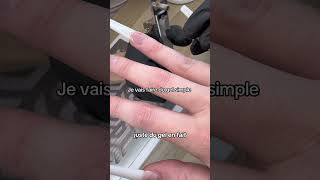 Je refais mes ongles 💅🏻 ongle nailsart french nails ongleengel vlog [upl. by Ojillib]