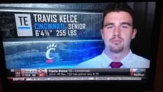 NFL Draft Announcement Travis Kelce  KC Chiefs Choice [upl. by Neih]