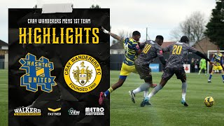 Hashtag United VS Cray Wanderers  1  0  HIGHLIGHTS  Isthmian Premier League [upl. by Ahseiyn763]