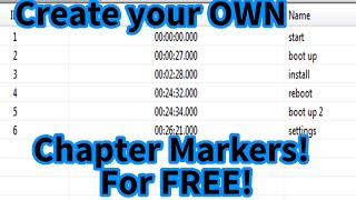 Free Add chapters to your mp4 videos without ReRendering chapter titles too [upl. by Baillieu]