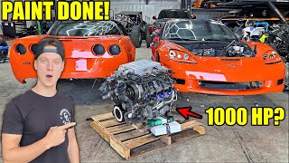 Our Wrecked Corvette ZR1 Gets A Freshly Built Motor [upl. by Eelyram]