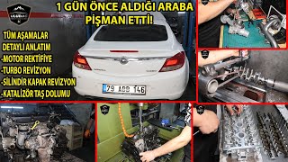 OPEL İNSİGNİA 16 TURBO MOTOR REKTİFİYE Aşırı HararetTurbo TamirSıfır Silindir Kapak Yenileme [upl. by Fast567]