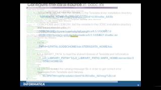 Teradata ODBC configuration [upl. by Salvidor]