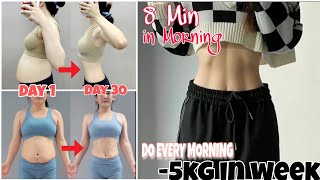 Top Exercises for lose weight  Do This Every Morning to Burn Fat  5kg in Week [upl. by Oiceladni]