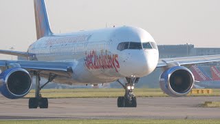 20 Close Up Takeoffs amp Landings Manchester Airport [upl. by Neal]