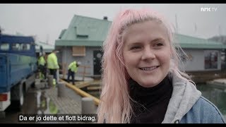 NRK Plast i Havet PortBin Sjøsetting Sandefjord 2018 [upl. by Atenaz]