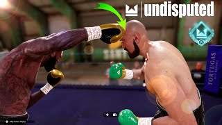 Undisputed Boxing Gameplay Points deduction Cut scene ESBC [upl. by Broddy]