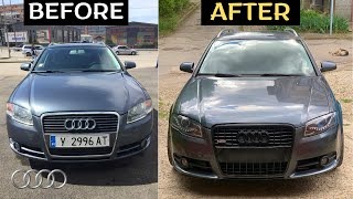 Building an Audi A4 B7 20TDI In 5 Minutes  Project Car Transformation [upl. by Ynavoj114]