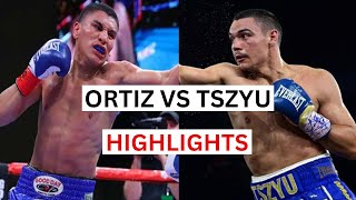 Vergil Ortiz Jr vs Tim Tszyu Highlights amp Knockouts [upl. by Tnarb]