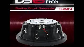 DS18 SW10D4 SHALLOW SUBWOOFER [upl. by Tnilf658]