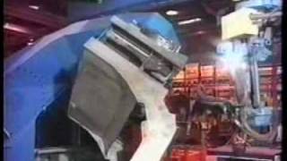 Motoman HP5020 robot on a MotoRail welding [upl. by Loralee]