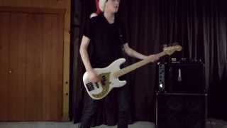 Relient K quot12 Days of Christmasquot Bass Cover [upl. by Amekahs775]