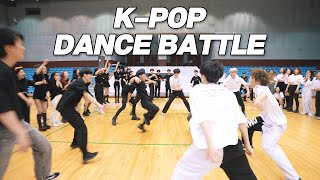 KPOP DANCE BATTLE ROUND 2 AB vs A2be  방구석 여기서요 [upl. by Hsiekal]