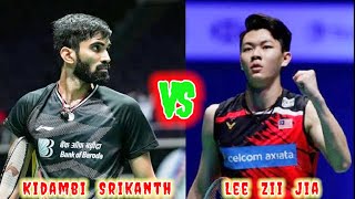 Badminton Lee Zii Jia MALAYSIA vs INDIA Kidambi Srikanth Mens Singles [upl. by Markowitz]