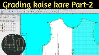 How to grade pattern on optitex by AG Pattern Institute [upl. by Ybeloc]