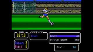 Tecmo Cup Football Game Sega Genesis [upl. by Hillel947]