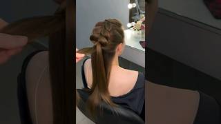 Advance Ponytail Hairstyle Tutorials simplehairstyle Ponytail youtubegrowth trendingsong [upl. by Dyolf]