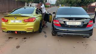 Bmw m4 vs c63 w204 amg [upl. by Sharl]