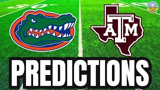 Florida vs Texas AampM PREDICTIONS  2024 College Football Predictions [upl. by Mellman]